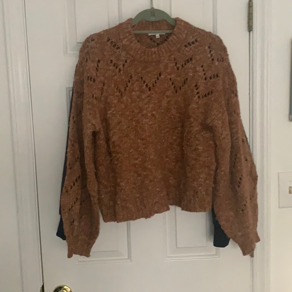 Madewell chunky knit cropped sweater